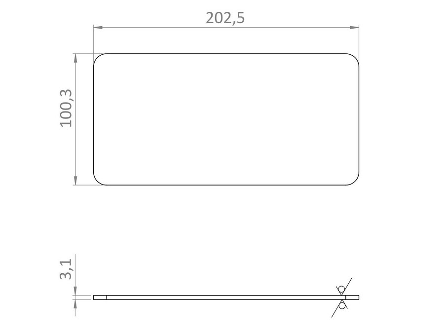 3.1mm PEEK Radome